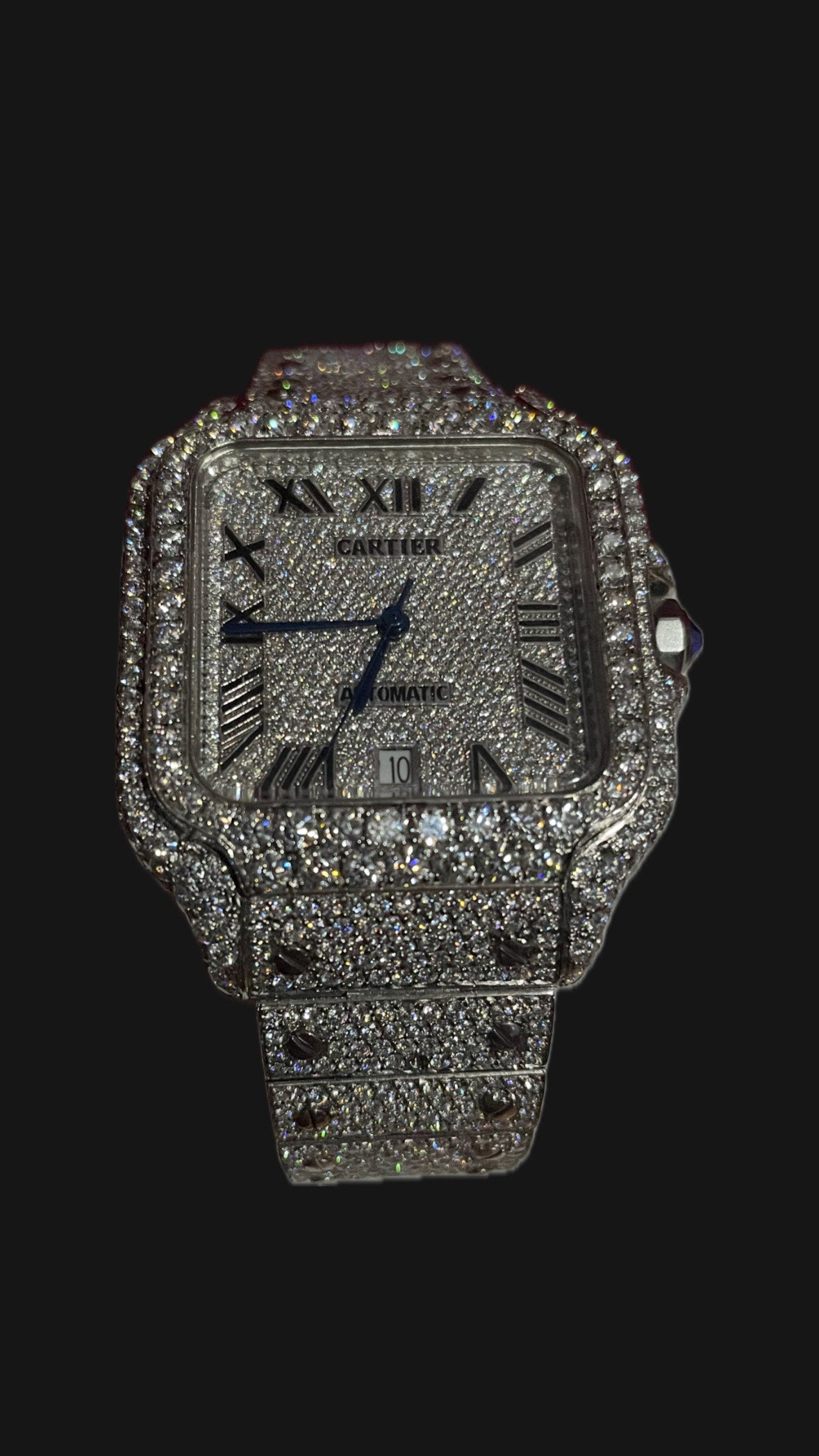 Cartier Santos Moisanita