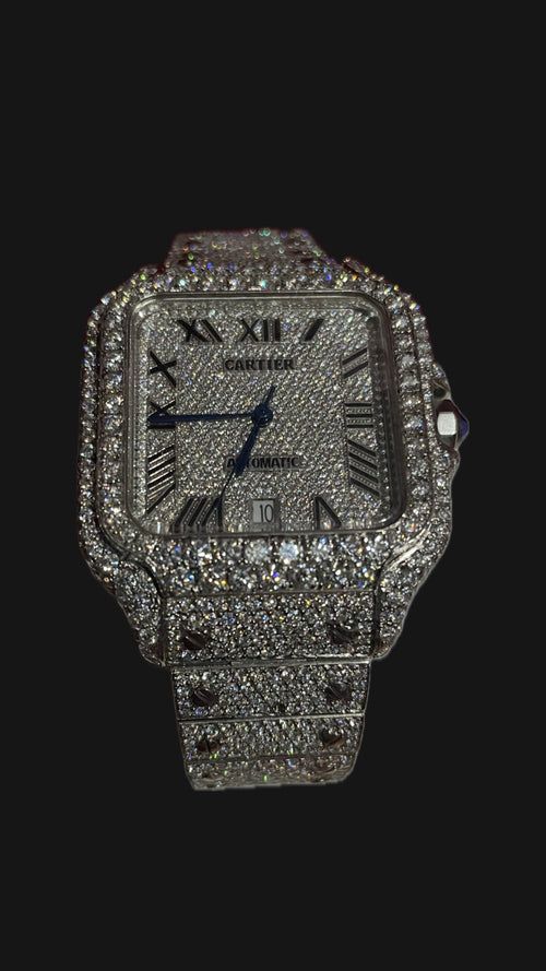 Cartier Santos Moisanita